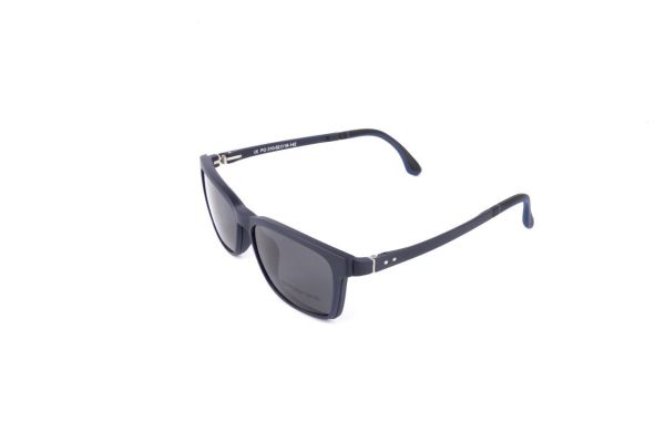 PolarOne Clipsli Optik Gözlük Çerçeve Clip On  Mod 310 MAT LACİVERT C99M