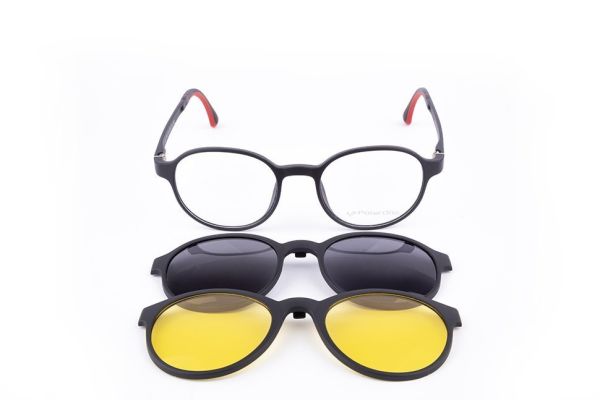 PolarOne Clipsli Optik Gözlük Çerçeve Clip On  Mod 312 EXTRA KLİPS