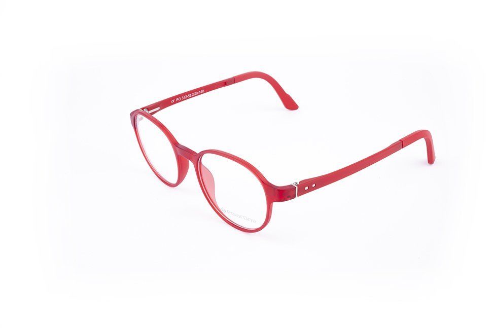 PolarOne Clipsli Optik Gözlük Çerçeve Clip On  Mod 312 MAT BORDO C5M