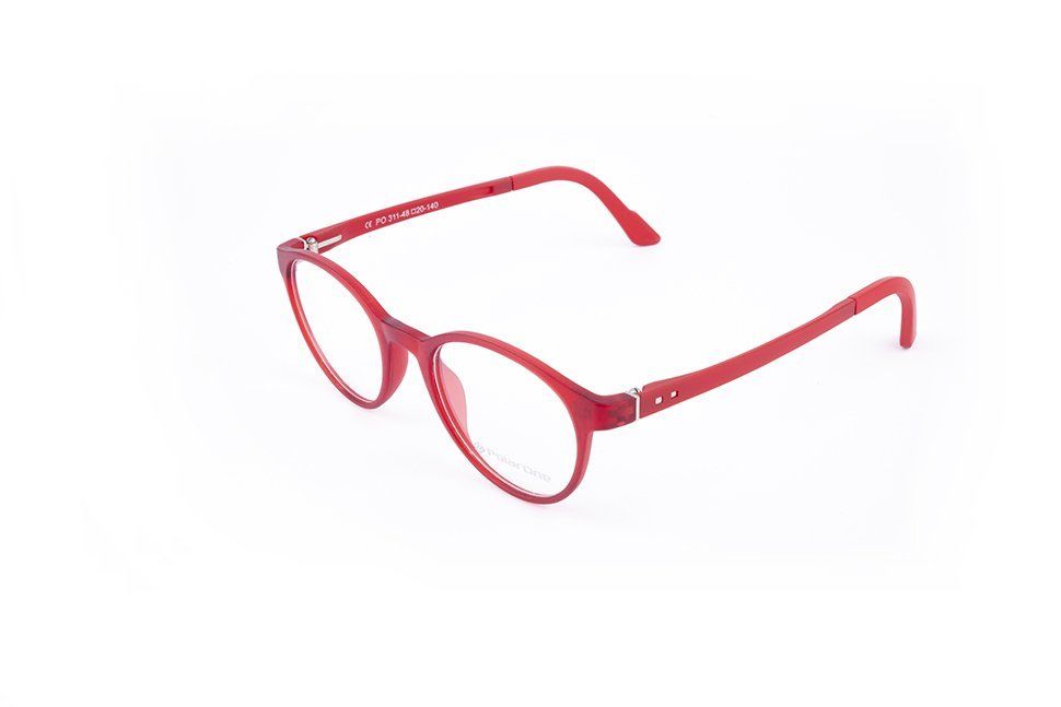 PolarOne Clipsli Optik Gözlük Çerçeve Clip On  Mod 311 MAT BORDO C5M