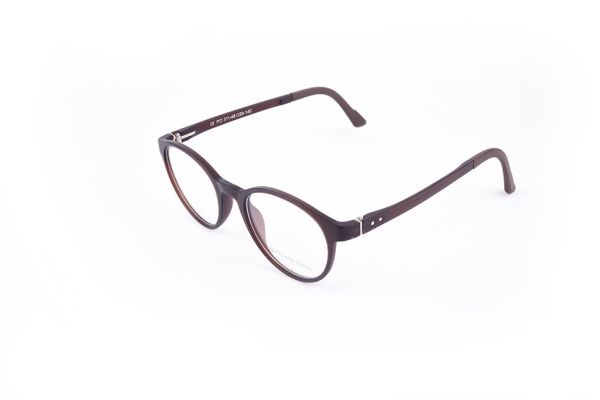 PolarOne Clipsli Optik Gözlük Çerçeve Clip On  Mod 311 MAT KAHVERENGİ C4M