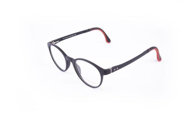 PolarOne Clipsli Optik Gözlük Çerçeve Clip On  Mod 311 MAT SİYAH C1M