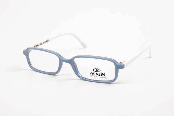 OPALİN 2027 Tr-90 ÇOCUK (KIDS) GÖZLÜK ÇERÇEVE OPAK MAVİ BEYAZ SAP C99M-OB