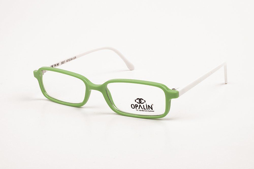 OPALİN 2027 Tr-90 ÇOCUK (KIDS) GÖZLÜK ÇERÇEVE OPAK YEŞİL SİYAH SAP C17M-S