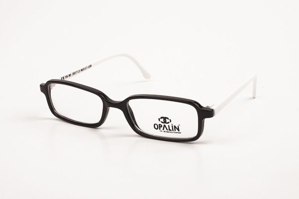 OPALİN 2027 Tr-90 ÇOCUK (KIDS) GÖZLÜK ÇERÇEVE ŞEFFAF KIRMIZI SİYAH SAP C10M-S