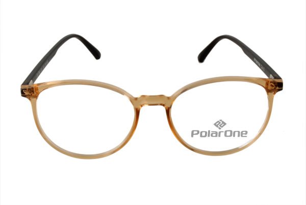 Polarone Tr-90 Optik gözlük çerçeve Model : 324 BAL RENGİ GÖVDE KAHVE KOL C12