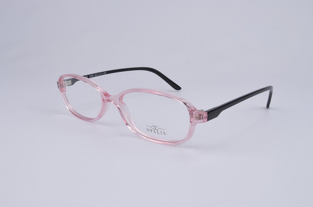 OPALİN 1091 Tr-90 YETİŞKİN (ADULT) GÖZLÜK ÇERÇEVE ŞEFFAF ŞEKER PEMBE SİYAH SAP C8M-S