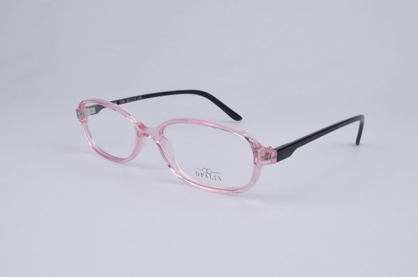 OPALİN 1091 Tr-90 YETİŞKİN (ADULT) GÖZLÜK ÇERÇEVE ŞEFFAF ŞEKER PEMBE SİYAH SAP C8M-S