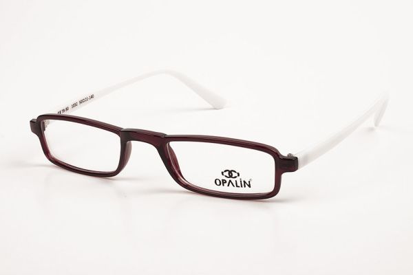 OPALİN - 1032  Tr-90 OKUMA (READING) YAKIN GÖZLÜK ÇERÇEVE BORDO ÇERÇEVE BEYAZ SAP C5M-OB