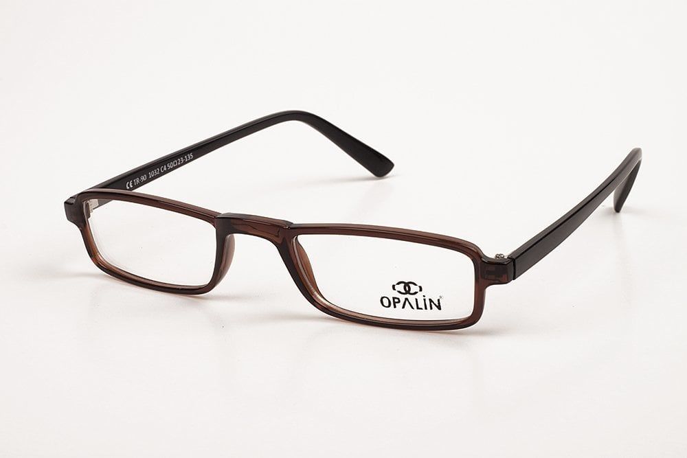 OPALİN - 1032  Tr-90 OKUMA (READING) YAKIN GÖZLÜK ÇERÇEVE KAHVE ÇERÇEVE SİYAH SAP C4M-S