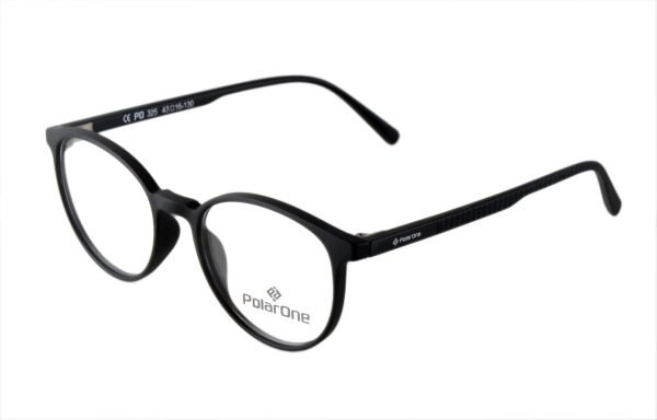 Polarone Tr-90 Çocuk gözlük çerçevesi Model : 325  43-16 C1M  MAT SİYAH