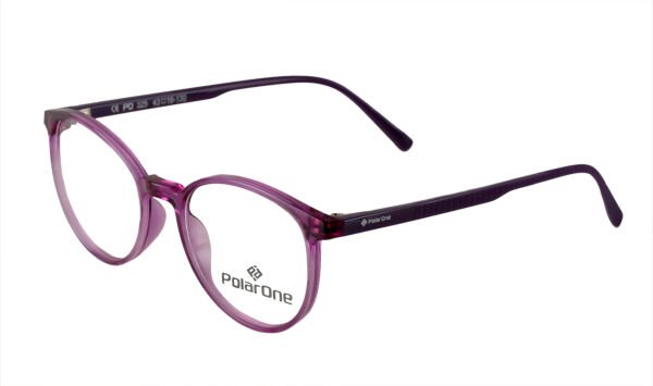 Polarone Tr-90 Çocuk gözlük çerçevesi Model : 325  43-16 LİLA GÖVDE OPAK LİLA KOL C7