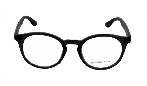 Polarone Tr-90 Optik gözlük çerçeve Model : 314 -  50-21 MAT FÜME GÖVDE SİYAH KOL C3M-S