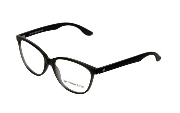 Polarone Tr-90 Optik gözlük çerçeve Model : 315 MAT FÜME GÖVDE SİYAH KOL C3M-S