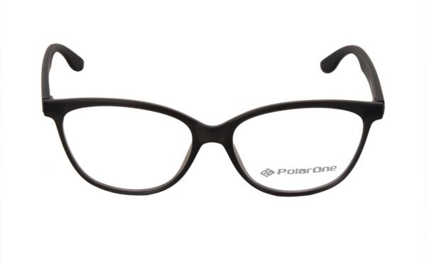 Polarone Tr-90 Optik gözlük çerçeve Model : 315 MAT FÜME GÖVDE SİYAH KOL C3M-S