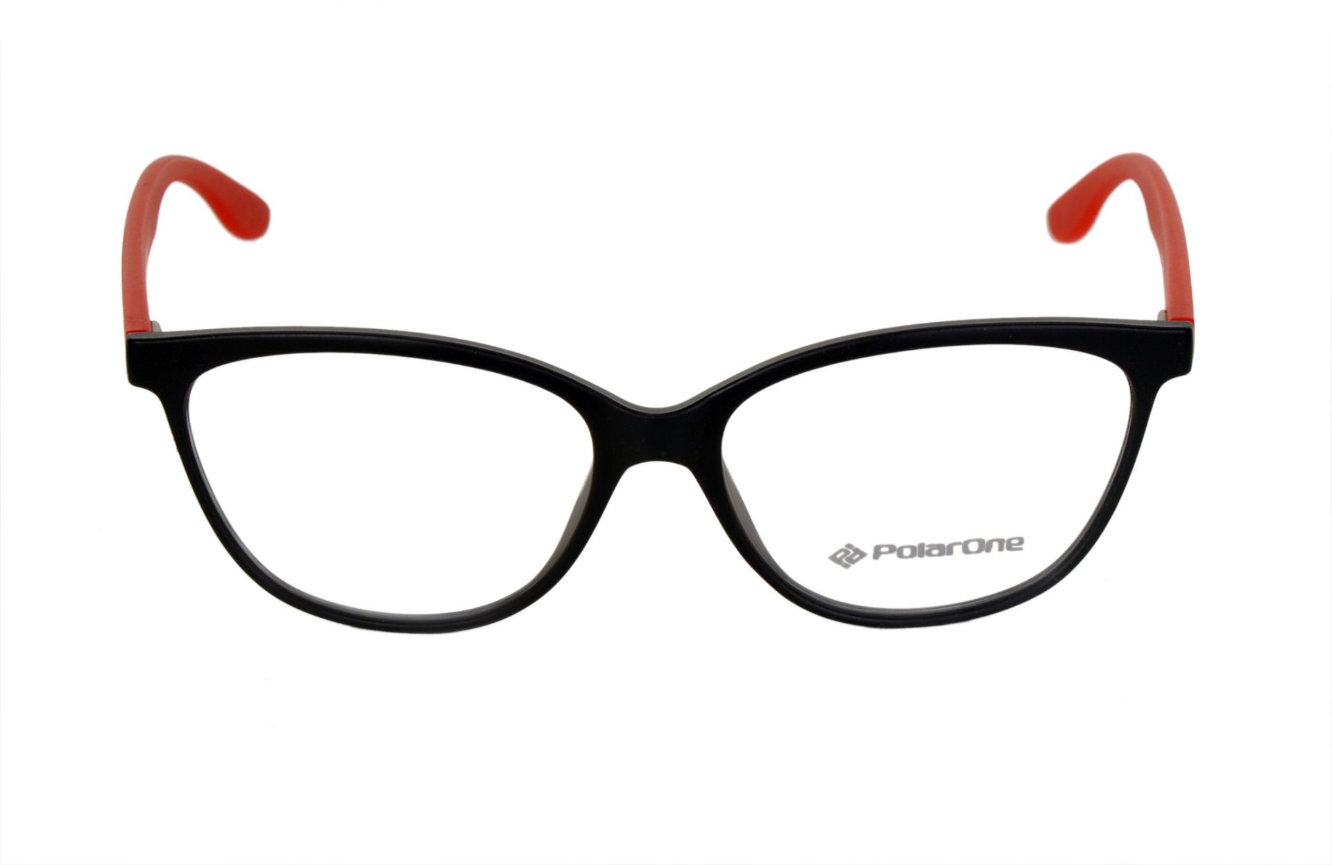 Polarone Tr-90 Optik gözlük çerçeve Model : 315 MAT SİYAH GÖVDE KIRMIZI KOL C1M-OK
