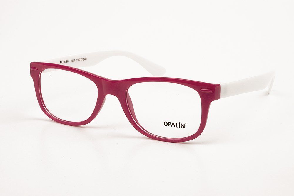 OPALİN 1054  Tr-90 YETİŞKİN (ADULT) GÖZLÜK ÇERÇEVE OPAK PEMBE BEYAZ SAP C66M-OB