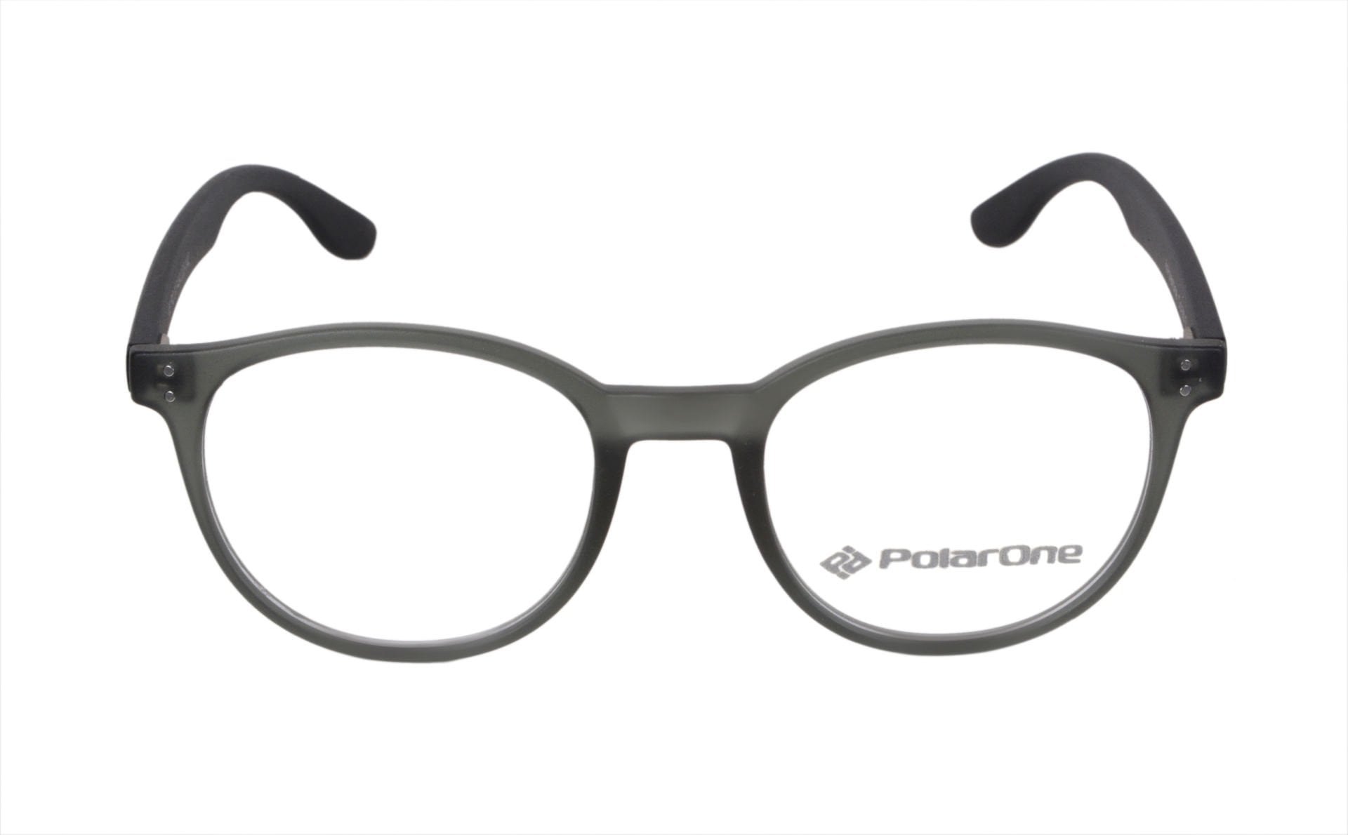 Polarone Tr-90 Optik gözlük çerçeve Model : 317 MAT FÜME GÖVDE SİYAH KOL C3M-S