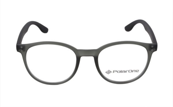 Polarone Tr-90 Optik gözlük çerçeve Model : 317 MAT FÜME GÖVDE SİYAH KOL C3M-S