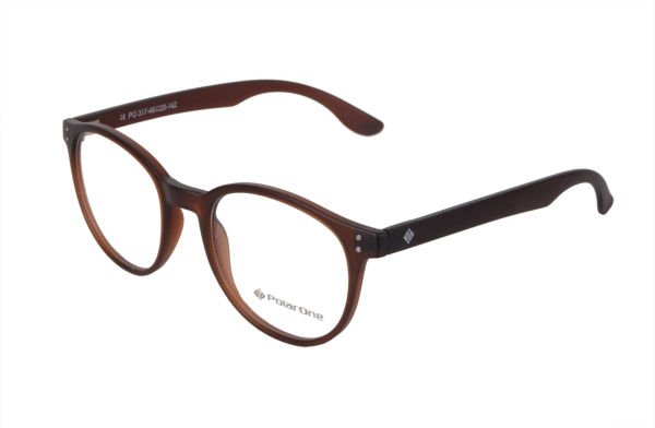 Polarone Tr-90 Optik gözlük çerçeve Model : 317 MAT KAHVERENGİ C4M