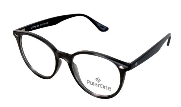 Polarone Tr-90 Optik gözlük çerçeve Model : 326  51-19 FÜME GÖVDE SİYAH KOL C3-S