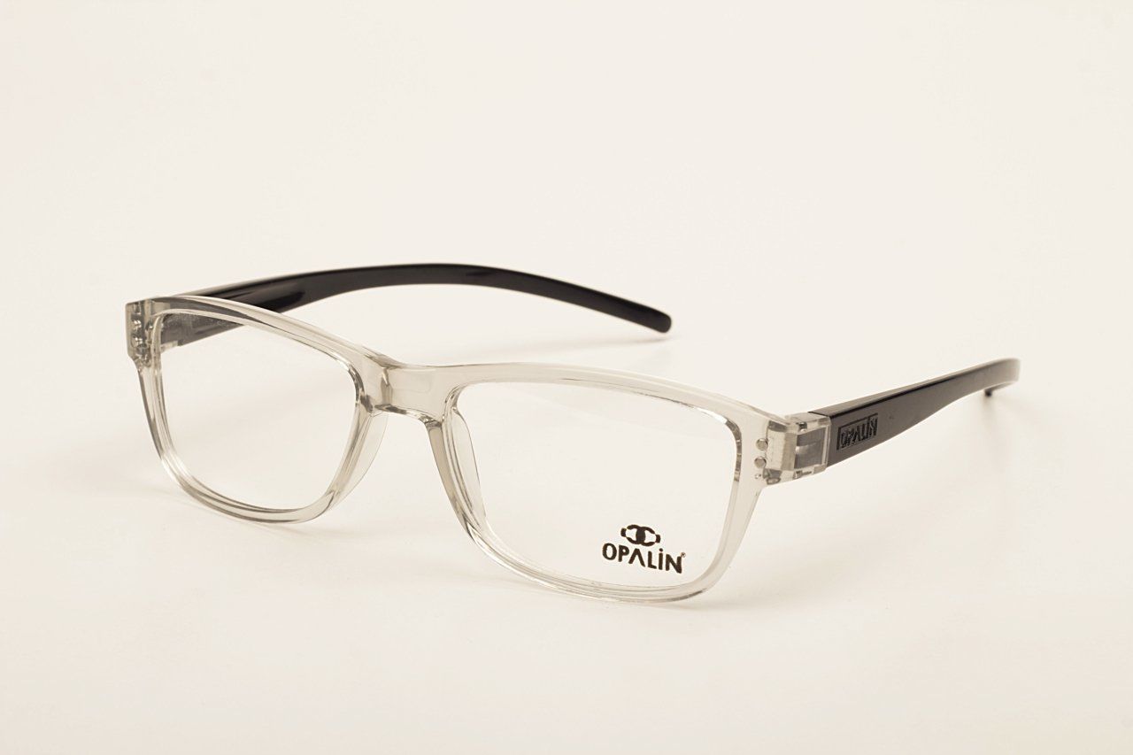 OPALİN 1062  Tr-90 YETİŞKİN (ADULT) GÖZLÜK ÇERÇEVE GRİ ÇERÇEVE SİYAH SAP C3M-S