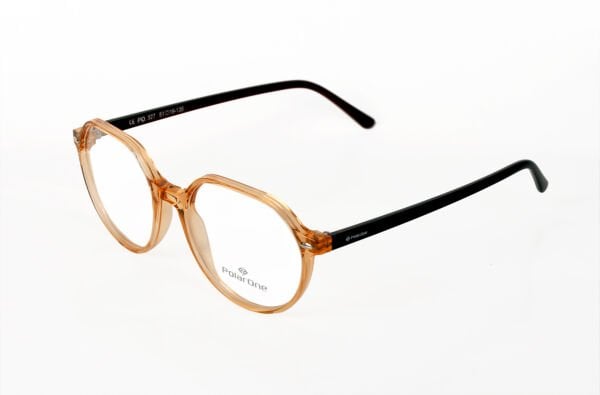 Polarone Tr-90 Optik gözlük çerçeve Model : 327  51-19 BAL RENGİ GÖVDE KAHVE KOL C12