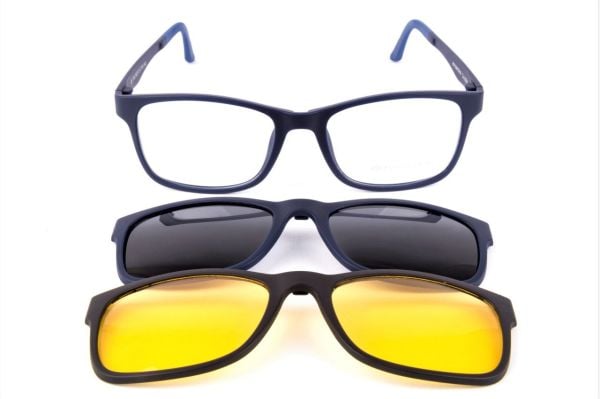 PolarOne Clipsli Optik Gözlük Çerçeve Clip On  Mod 302