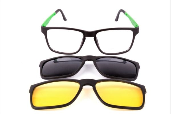 PolarOne Clipsli Optik Gözlük Çerçeve Clip On  Mod 304 53-18