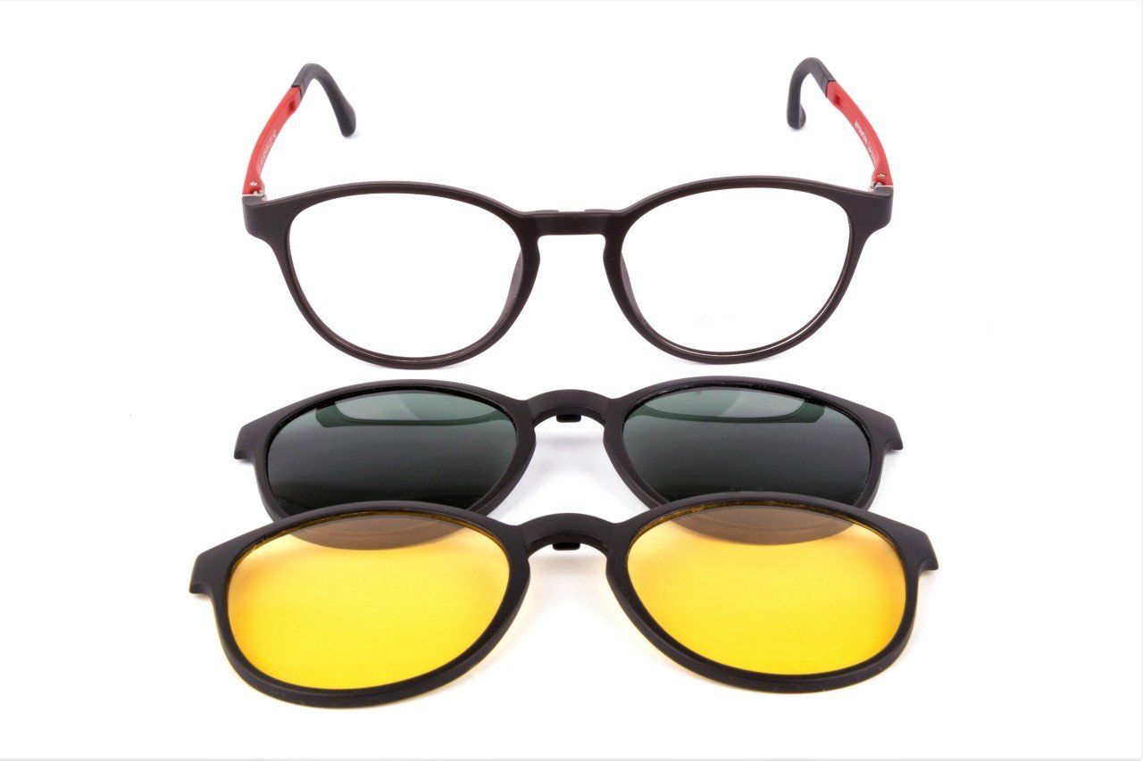 PolarOne Clipsli Optik Gözlük Çerçeve Clip On  Mod 305  49-20