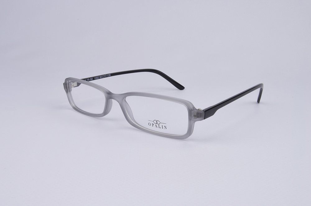 OPALİN 1092 Tr-90 UNİSEX GÖZLÜK ÇERÇEVE GRİ ÇERÇEVE SİYAH SAP C3M-S
