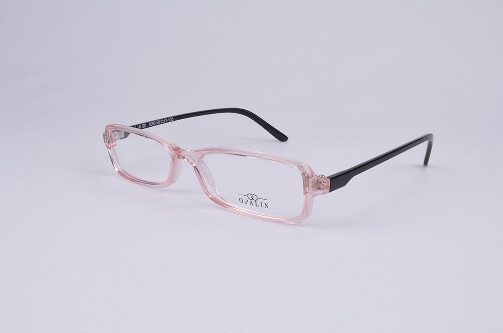 OPALİN 1092 Tr-90 UNİSEX GÖZLÜK ÇERÇEVE ŞEFFAF ŞEKER PEMBE SİYAH SAP C8M-S