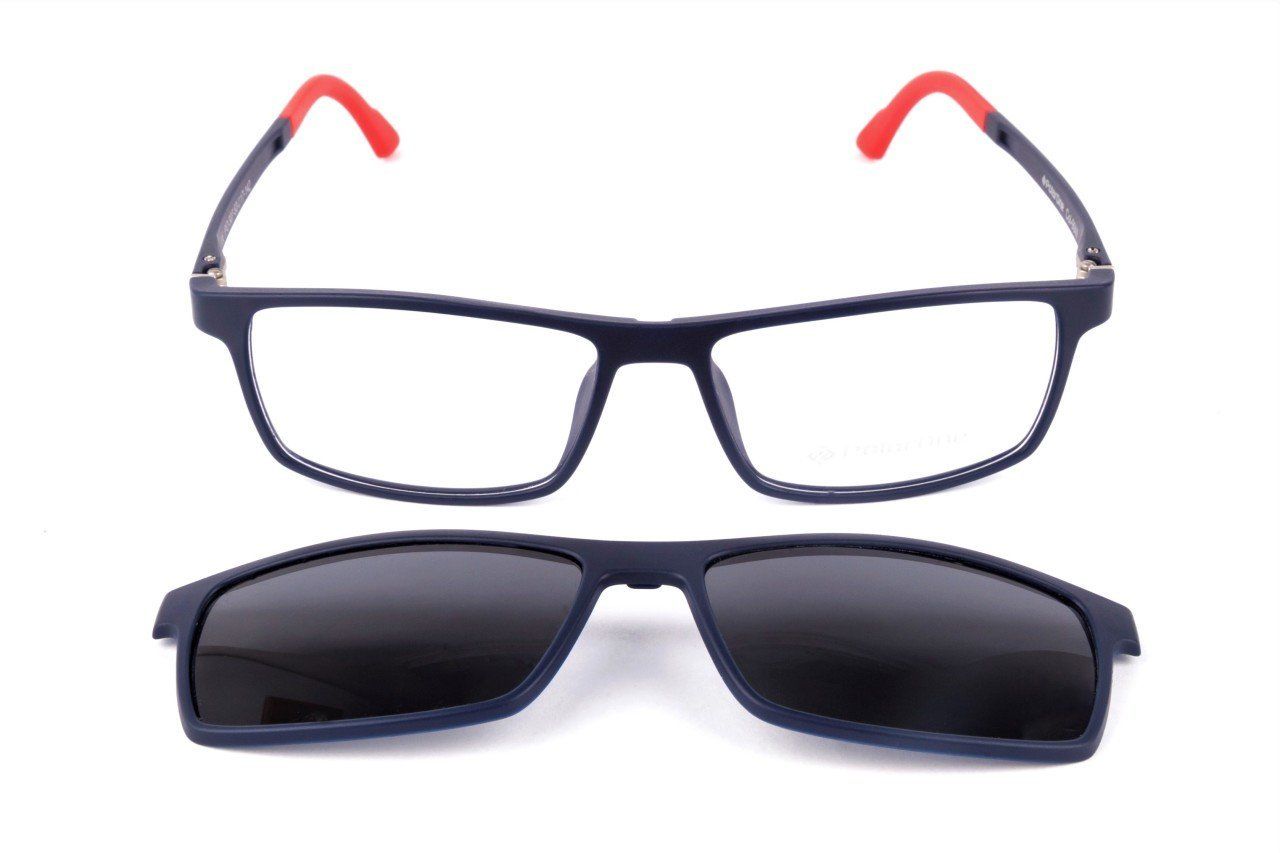 PolarOne Clipsli Optik Gözlük Çerçeve Clip On  Mod 307