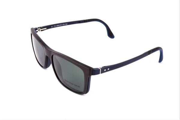 PolarOne Clipsli Optik Gözlük Çerçeve Clip On  Mod 308 53-18
