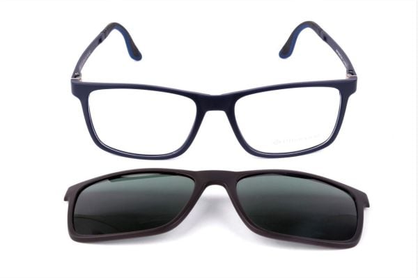 PolarOne Clipsli Optik Gözlük Çerçeve Clip On  Mod 308 53-18