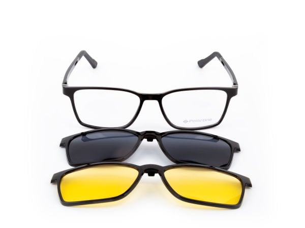 POLARONE KLİPSLİ GÖZLÜK ÇERÇEVESİ CLİP ON 351  55-18