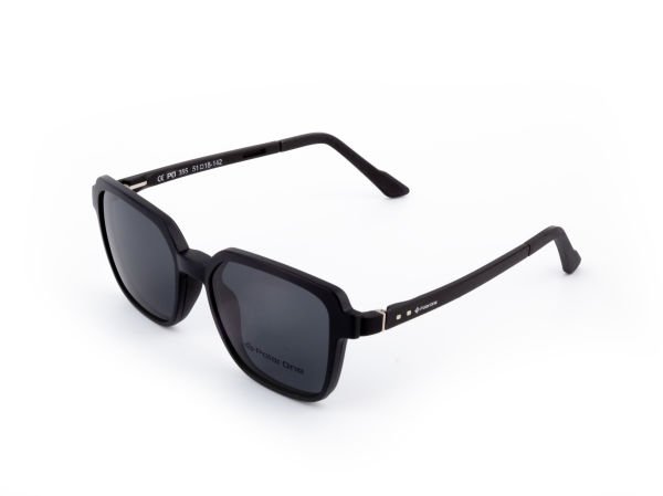 POLARONE KLİPSLİ GÖZLÜK ÇERÇEVESİ CLİP ON  355 51-18 MAT SİYAH C1M