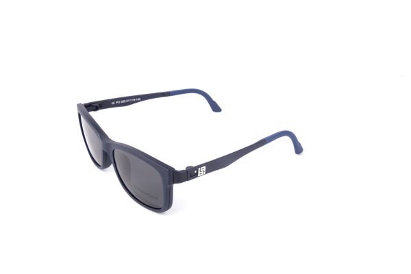 PolarOne Clipsli Optik Gözlük Çerçeve Clip On  Mod 302 MAT LACİVERT C99M