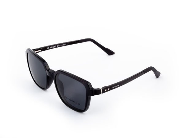 POLARONE KLİPSLİ GÖZLÜK ÇERÇEVESİ CLİP ON  355 51-18 SİYAH C1