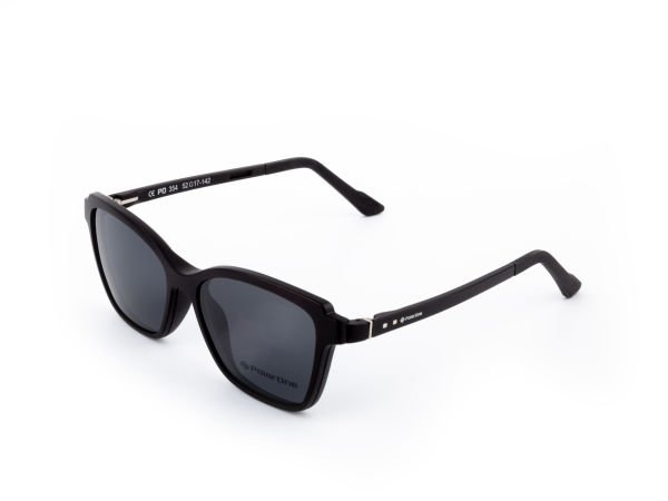 POLARONE KLİPSLİ GÖZLÜK ÇERÇEVESİ CLİP ON  354 MAT SİYAH C1M