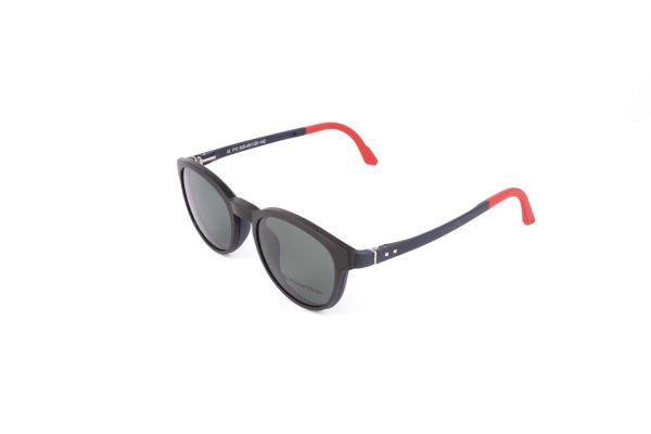 PolarOne Clipsli Optik Gözlük Çerçeve Clip On  Mod 305  49-20 MAT LACİVERT C99M