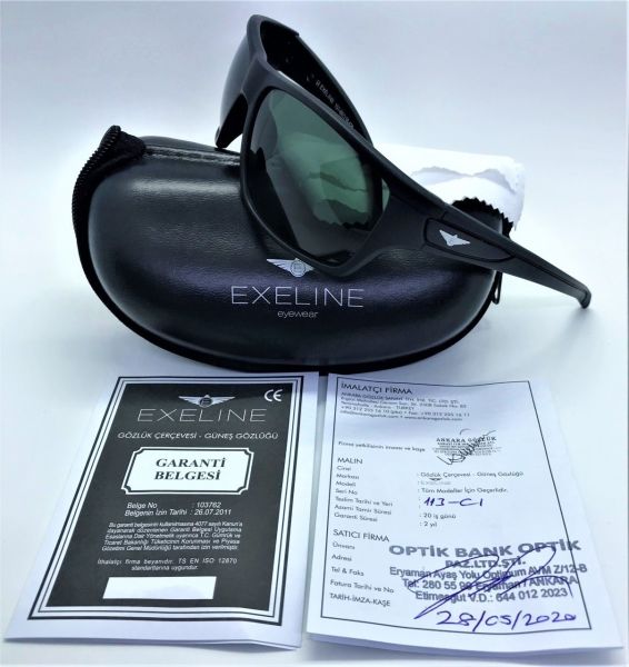 EXELİNE  GÜNEŞ GÖZLÜĞÜ  MODEL : 156 KAHVERENGİ