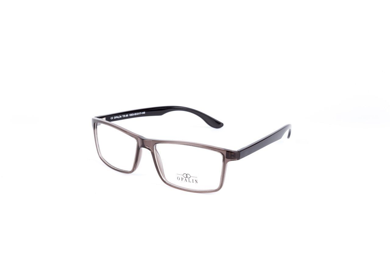 OPALİN 1003  Tr-90 YETİŞKİN (ADULT) GÖZLÜK ÇERÇEVE GRİ ÇERÇEVE SİYAH SAP C3M-S