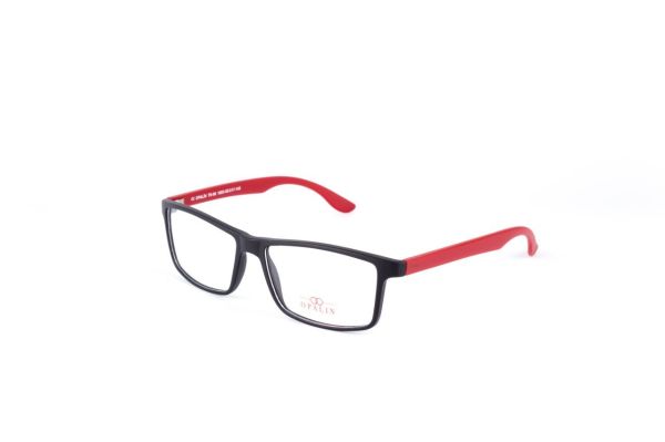 OPALİN 1003  Tr-90 YETİŞKİN (ADULT) GÖZLÜK ÇERÇEVE SİYAH ÇERÇEVE KIRMIZI SAP C1M-OK