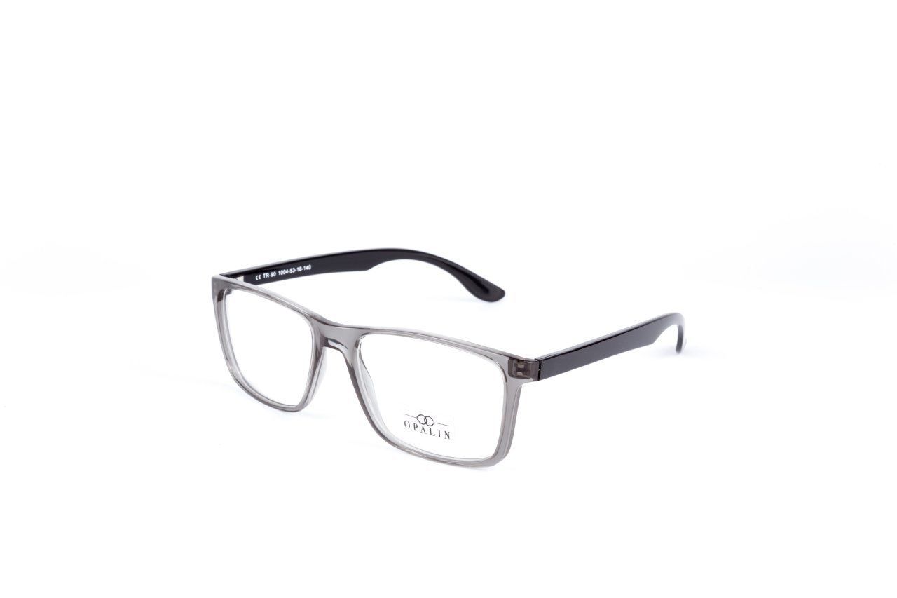 OPALİN 1004  Tr-90 YETİŞKİN (ADULT) GÖZLÜK ÇERÇEVE GRİ ÇERÇEVE SİYAH SAP C3M-S