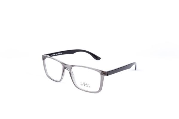 OPALİN 1004  Tr-90 YETİŞKİN (ADULT) GÖZLÜK ÇERÇEVE GRİ ÇERÇEVE SİYAH SAP C3M-S