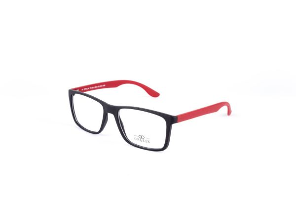 OPALİN 1004  Tr-90 YETİŞKİN (ADULT) GÖZLÜK ÇERÇEVE SİYAH ÇERÇEVE KIRMIZI SAP C1M-OK